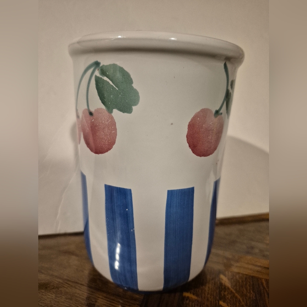 Pier 1 Handpainted Ceramic Vase